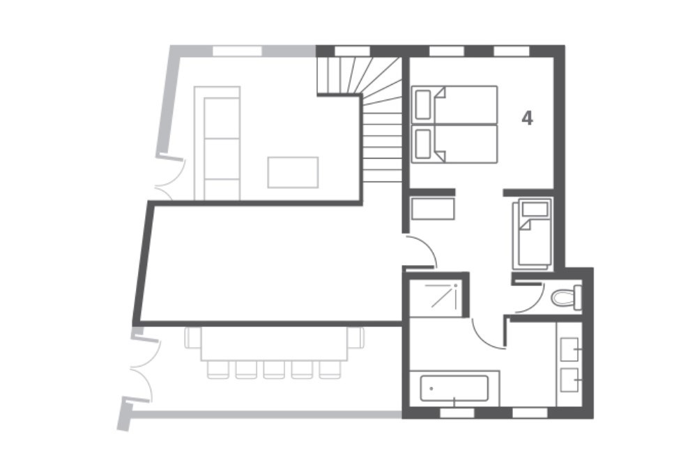Colibri Penthouse Morzine Floor Plan 2